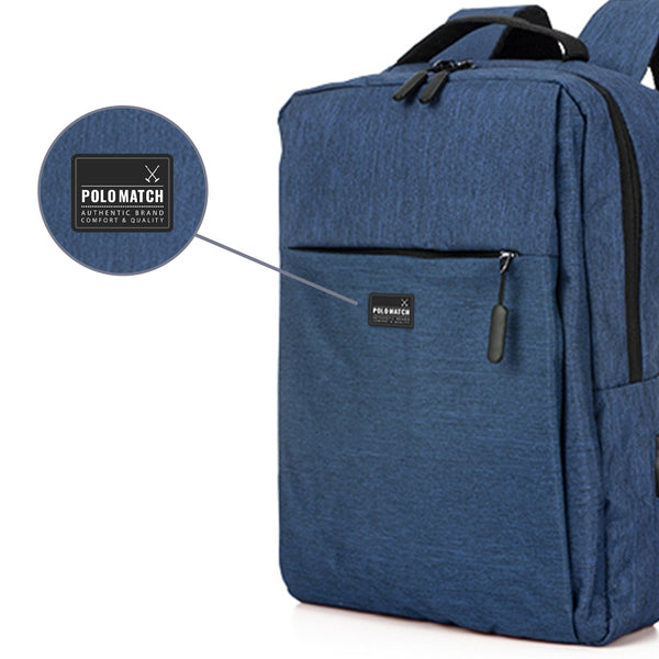 Mochila Executiva para Notebook Azul - Polo Match
