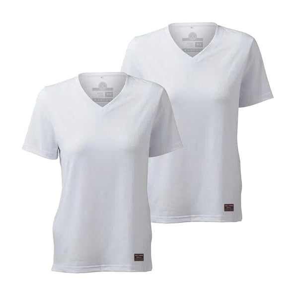Kit 2 Camiseta Feminina Gola V Basic Sport  - Polo Match
