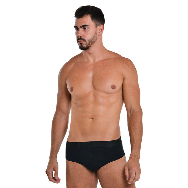 Kit com 6 Cuecas Slip Sortidão - Polo Match