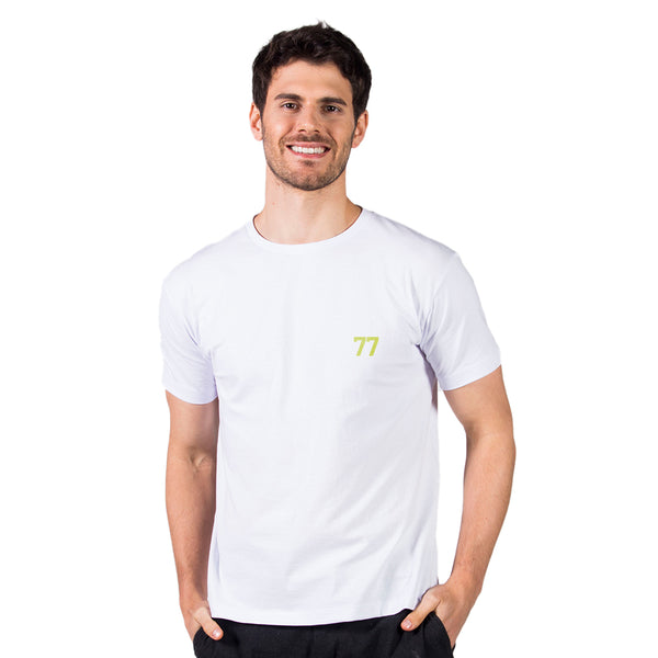 Camiseta Authentic 77 Gola Redonda Branca - Polo Match