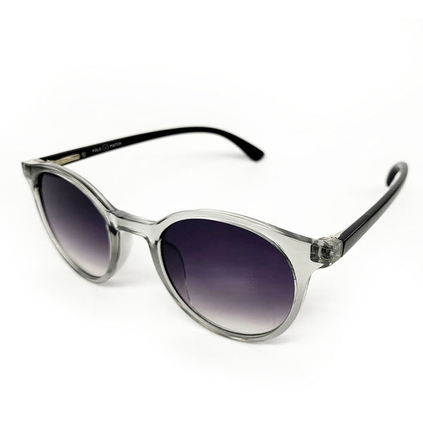 Óculos de Sol Classic Transparente Haste Preta - Polo Match